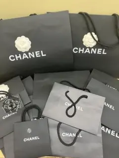 CHANEL リボン ショッパー 空箱 付属品 セット カメリア 説明書 緩衝材