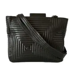 BALLY バリー レザー トートバッグ ブラックキルティング ショルダーバッグのサムネイル