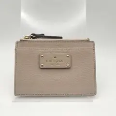 ケイトスペードニューヨーク　カード入れ　小銭入れ　財布　ピンクベージュ