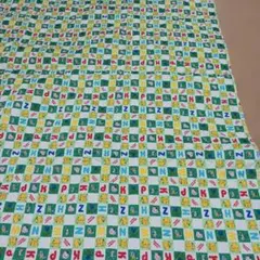 ポケモンのアルファベットキルティング生地