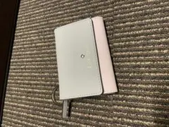 Kate Spade 三つ折り財布 グレー/ピンク
