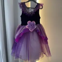子供用ドレス 紫 130cm