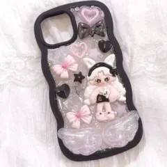 S20 スマホケース デコ iPhone 量産型 平成女児 地雷 デコ電