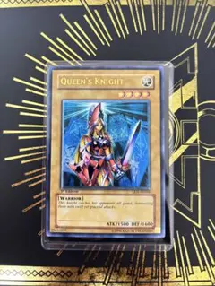 遊戯王 クィーンズ・ナイト 完美品 psa10 韓国語 旧アジア相当 深堀り個体 韓国版 クィーンズナイト レリーフ 3枚セット 旧アジア