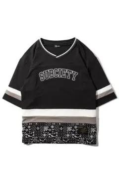 Subciety (サブサエティ) HOCKEY SHIRT BLACK