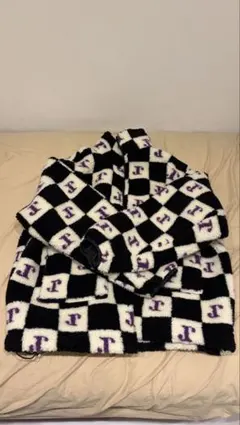 jouetie チェック柄フリースジャケット M