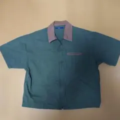 【Ciaopanic】 半袖ワークシャツ 緑