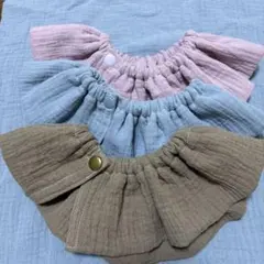 360度スタイ 3枚セット ガーゼ素材　ハンドメイド