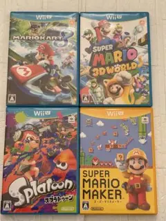 ⭐️24時間以内発送⭐️ WiiUソフトまとめ売り　4本セット マリカー