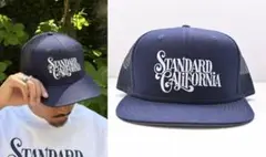 未使用 スタンダードカリフォルニア メッシュキャップ ネイビー 紺 限定