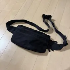 WEGO ボディバッグ ウエストポーチ ブラック