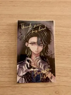 悪魔執事と黒い猫 あくねこ バレンタイントレカ風カード バスティン 箔押し