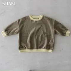 EARTH ベージュ ブラウン モモンガロンパースTシャツセット サイズ2 