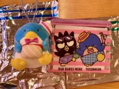 はぴだんぶいスシローコラボ タキシードサムマスコット＆ポーチ