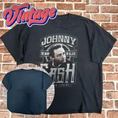 2011年製】ヘインズhanes ジョニーキャッシュバンドTシャツ 2XL古着 