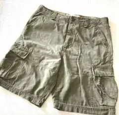 00s Military カーゴパンツバギーパンツ ハーフ ショーツ 極太のサムネイル