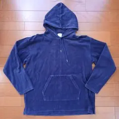 COEN ネイビー フリース パーカー　メンズMサイズ