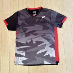 YONEX テニス ゲームシャツ Lサイズ グレー/レッド