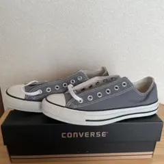 CONVERSE ALL STAR グレー ローカットスニーカー 25.0cm