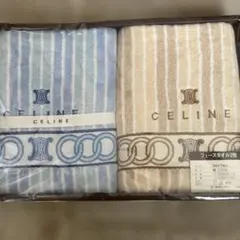 CELINE フェイスタオル2枚セット 34×74cm
