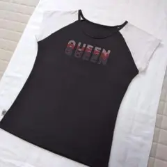 ミカノ ミカランセ ストーン装飾 Tシャツ ブラック
