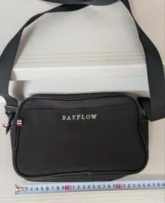 BAYFLOW ブラック ショルダーバッグ