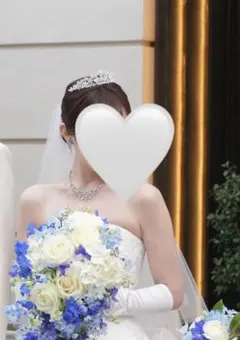 ティアラ　ピアス　ネックレス 3点セット アクセサリー大橋　ウェディング