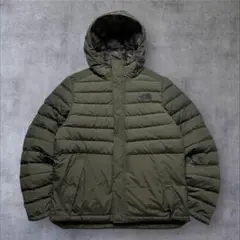 The North Face ダウンジャケット オリーブ 裏地迷彩柄 550FP