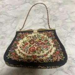 プチポアン 花柄刺繍 アンティーク レディースバッグ パーティーバッグ がま口 2025年最新】プチポワンバッグの人気アイテム - メルカリ