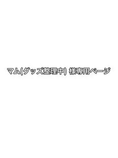 マム(グッズ整理中) 様専用ページのサムネイル