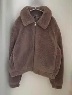 H&M ボアジャケット ブラウン M