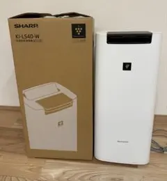 シャープ SHARP 加湿空気清浄機 KI-LS40-W 本体 ホワイト