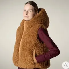 【SAVE THE DUCK】AYLA D82501W CURL ボアベスト