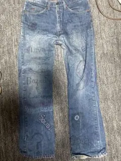 Levi's オレンジタブ カスタムペイント デニムパンツ