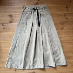 【GRAMICCI / グラミチ】テールカットスカート（ベージュ）