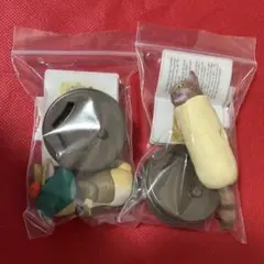 ピーターラビット ブックフィギュア　ベンジャミン・バニー　こねこのトム　ソータ