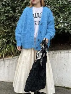 FREAK’S STORE シャギーニットVネックカーディガン