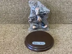 ユージンディズニーミッキーマウスメタルフィギュアコレクションブロンズ調 台座付き