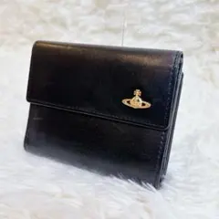Vivienne Westwood がま口 三つ折り財布 レザー オーブ