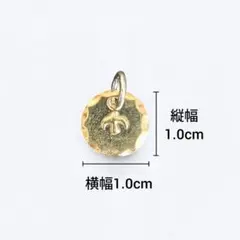平打ち 太陽メタル イーグルデザイン サイズ1.0cm ゴールドのサムネイル