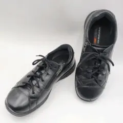 アサヒ メディカルウォーク 厚底 SHM機能 本革レースアップ サイドジッパー