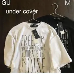 新品◎ GU◎アンダーカバー◎ 布帛コンビネーションワンピース(5分袖)◎2点