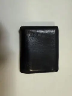 IL BISONTE 二つ折り財布　ネイビー レザー