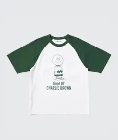チャーリー・ブラウン ラグランTシャツ スヌーピー