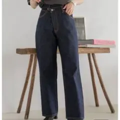 美品　ローリーズファーム　CONE アシメデニムパンツ