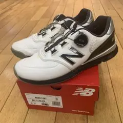 未使用品New Balance ゴルフシューズ ホワイト/ブラック 26センチ New Balance ゴルフシューズ ホワイト/ブラック 未使用品New