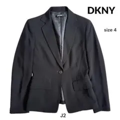 ディーケーエヌワイ　DKNY 黒 ブラック　ジャケット サイズ4 J2のサムネイル