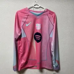 NIKE FC Barcelona 長袖ユニフォーム ピンク Mのサムネイル