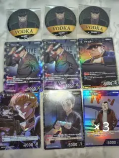 名探偵コナンカードゲーム 疾風の煌めき ウォッカ 缶バッジ TCG まとめ売り