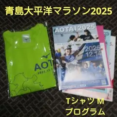 青島太平洋マラソン 2025 Mizuno AOTAI Tシャツ M プログラム